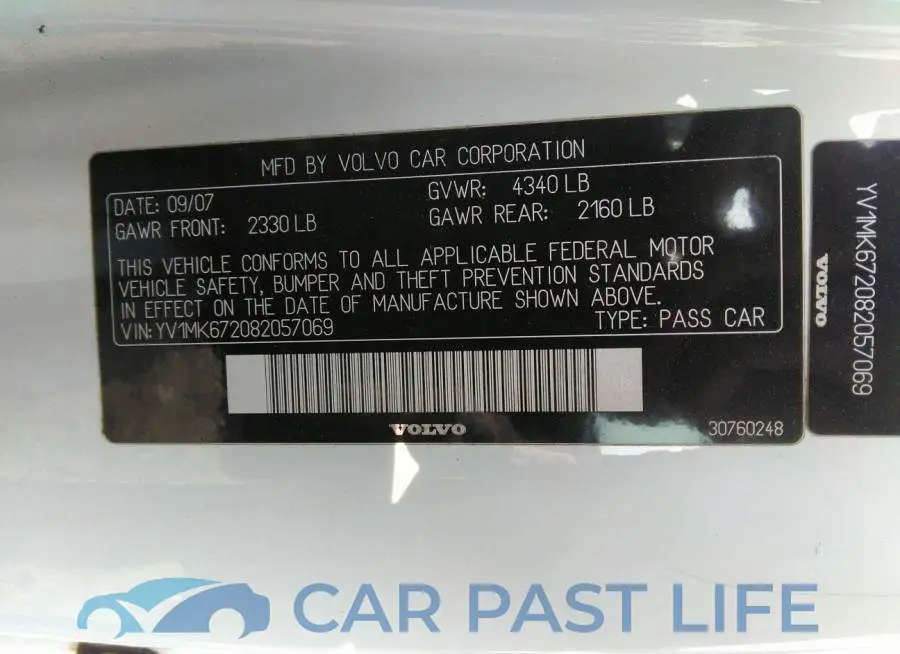 YV1MK672082057069# 9
