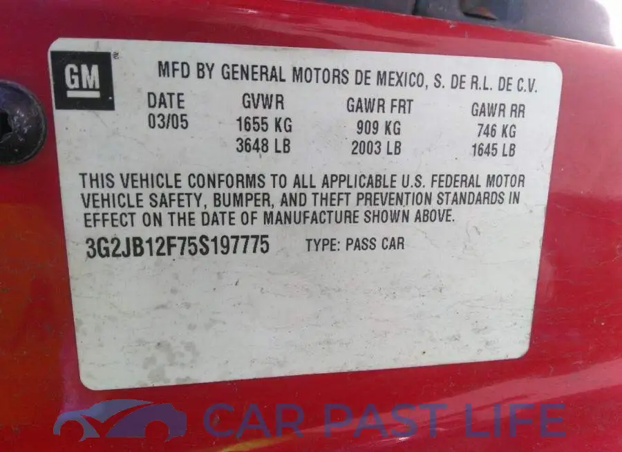 3G2JB12F75S197775# 9