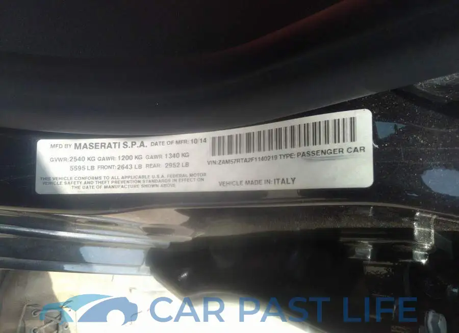 ZAM57RTA2F1140219# 9