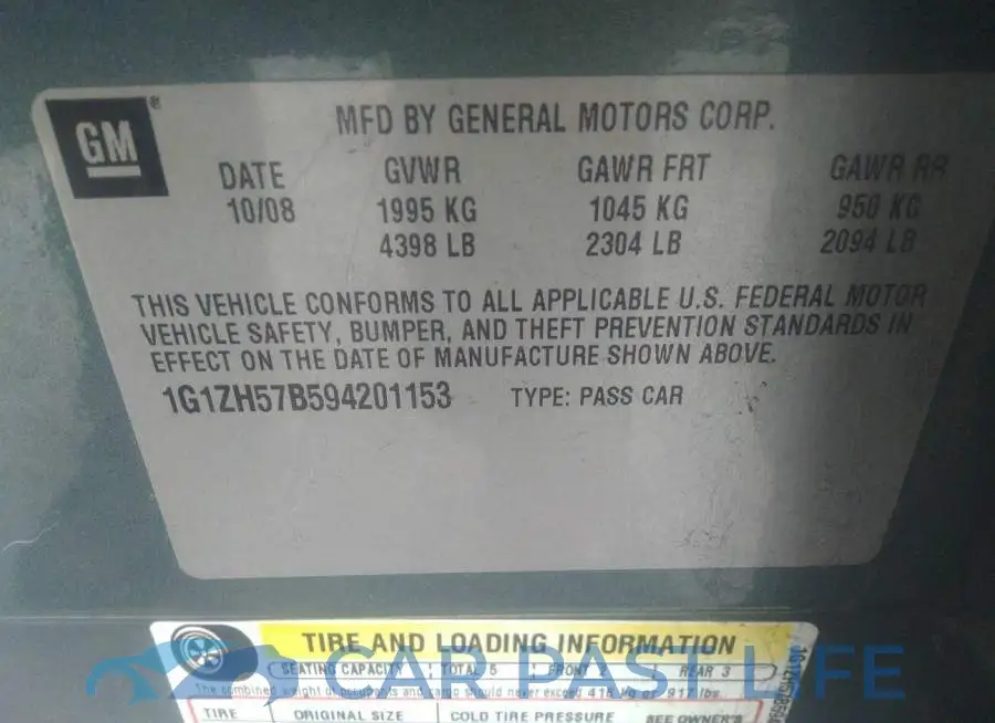 1G1ZH57B594201153# 9