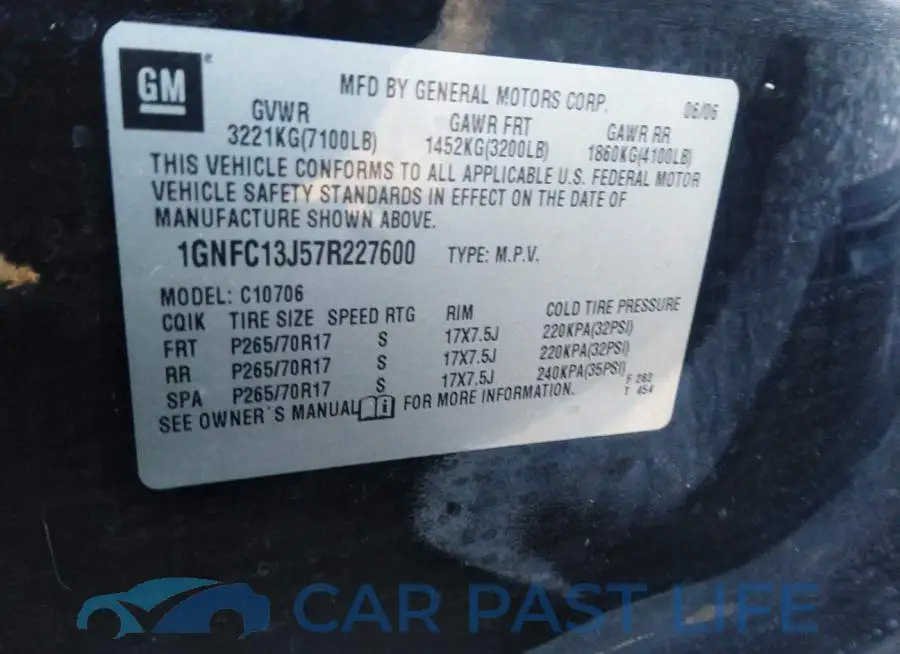 1GNFC13J57R227600# 9