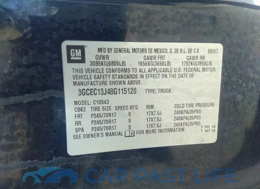 3GCEC13J48G115120# 9
