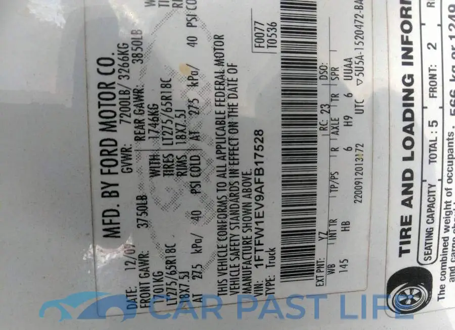 1FTFW1EV9AFB17528# 9