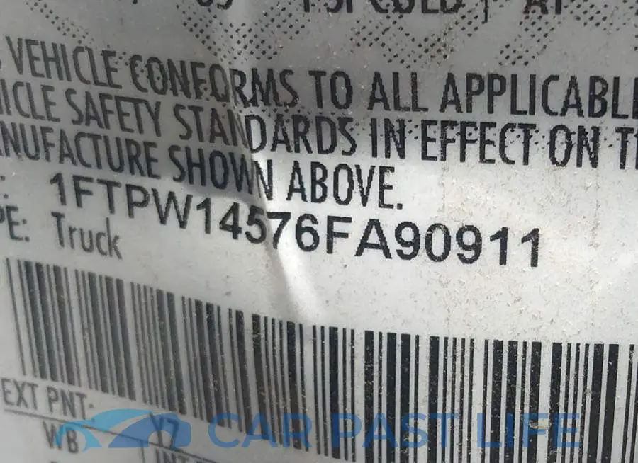1FTPW14576FA90911# 9