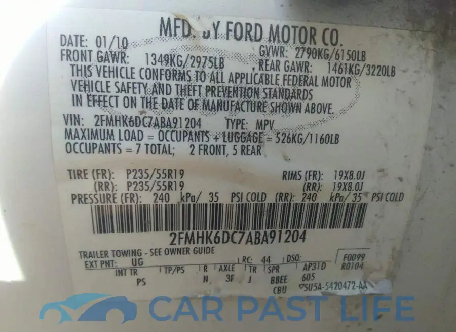 2FMHK6DC7ABA91204# 9