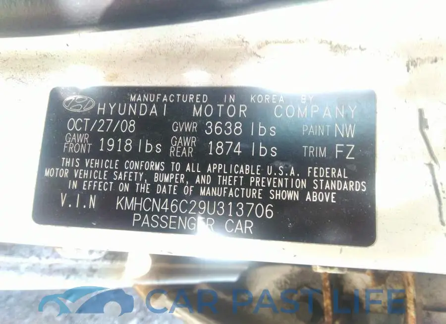 KMHCN46C29U313706# 9