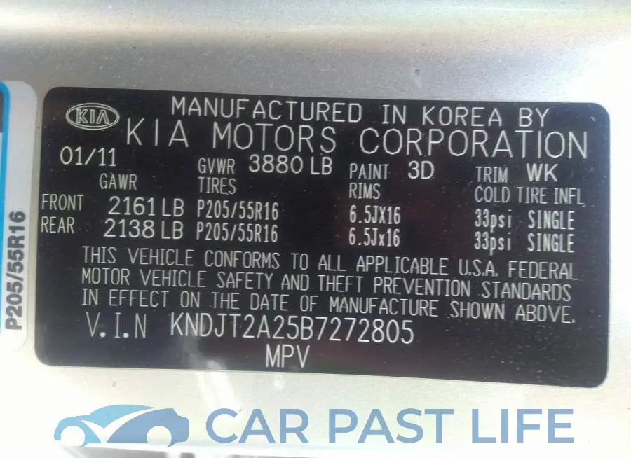 KNDJT2A25B7272805# 9