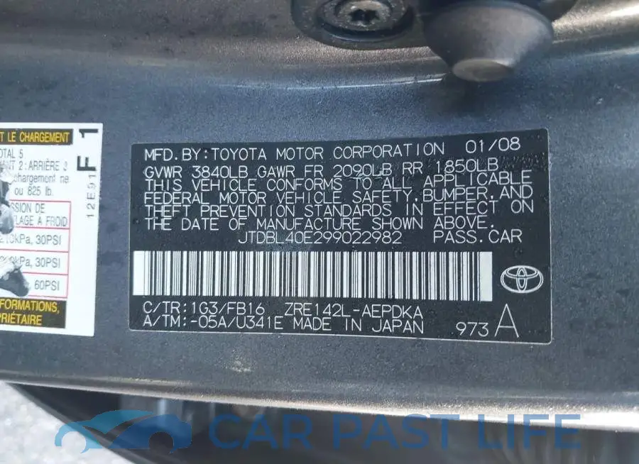 JTDBL40E299022982# 9