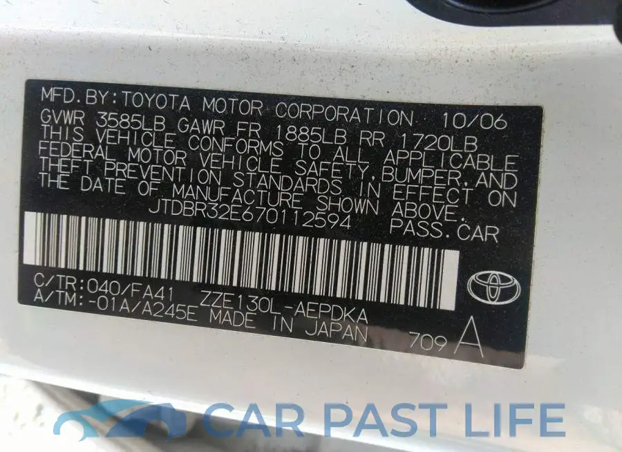JTDBR32E670112594# 9