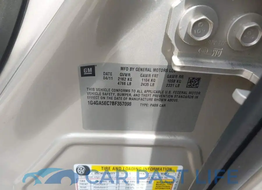 1G4GA5EC7BF357098# 9