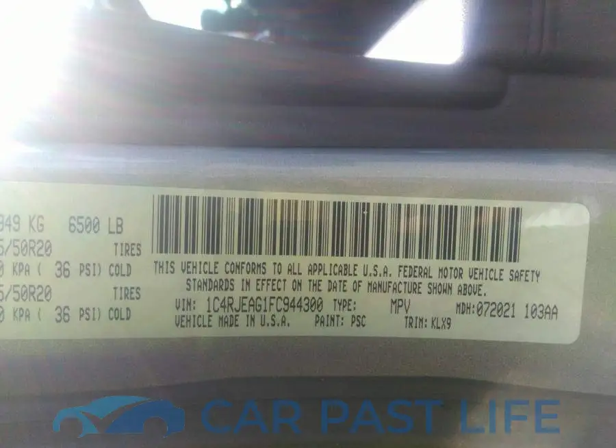 1C4RJEAG1FC944300# 9