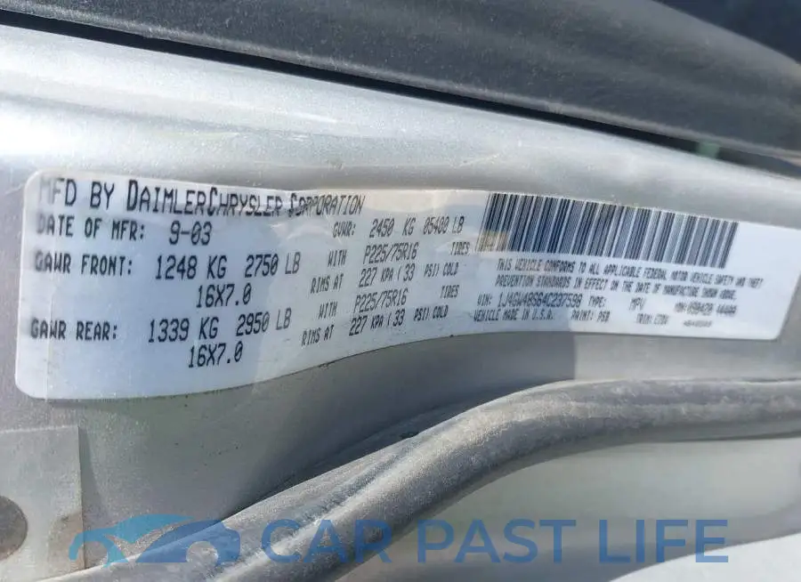 1J4GW48S64C237598# 9