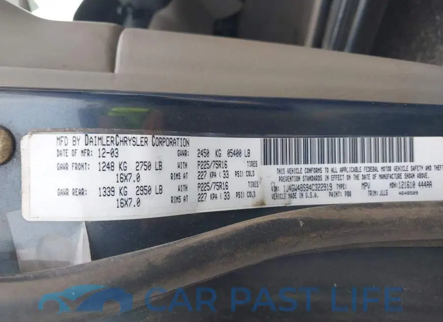 1J4GW48S94C322919# 9