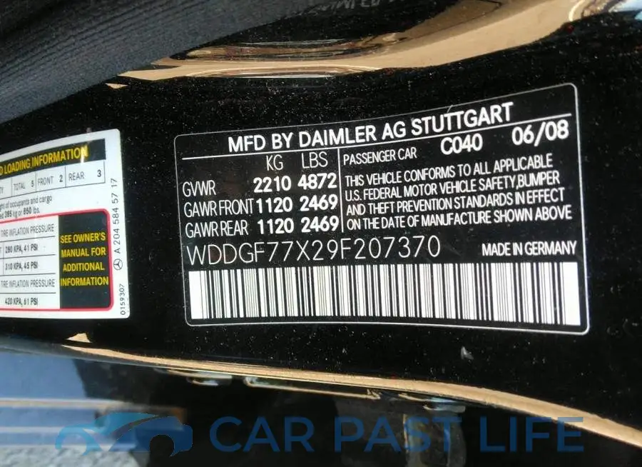 WDDGF77X29F207370# 9