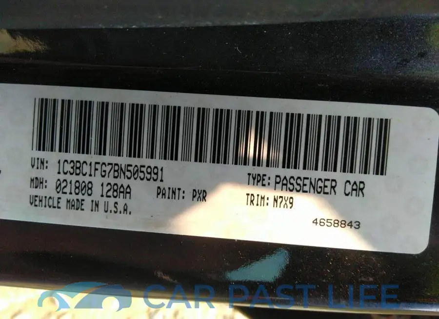 1C3BC1FG7BN505991# 9