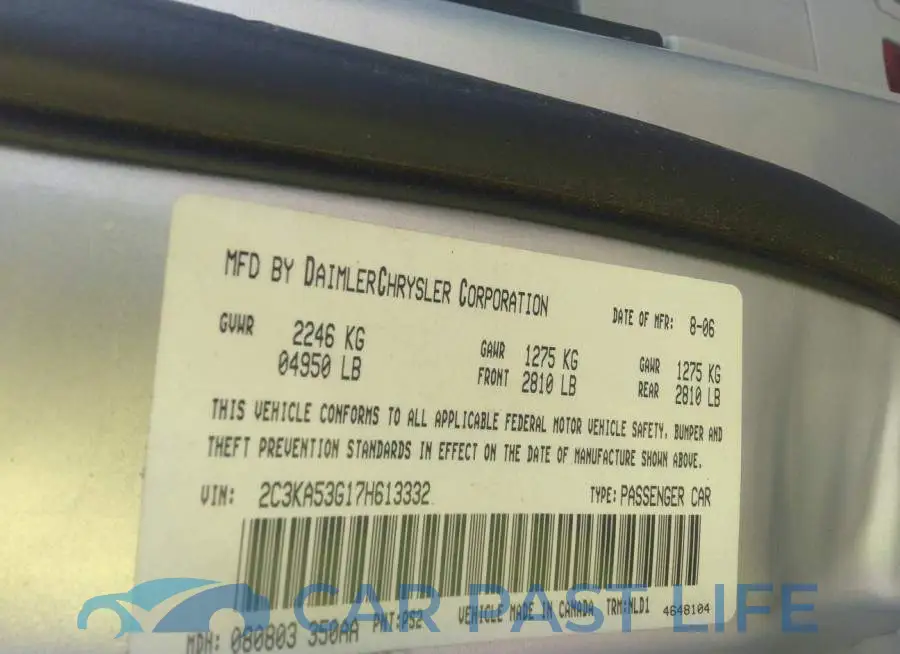 2C3KA53G17H613332# 9