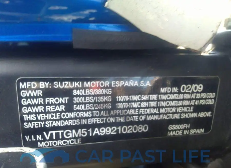 VTTGM51A992102080# 10