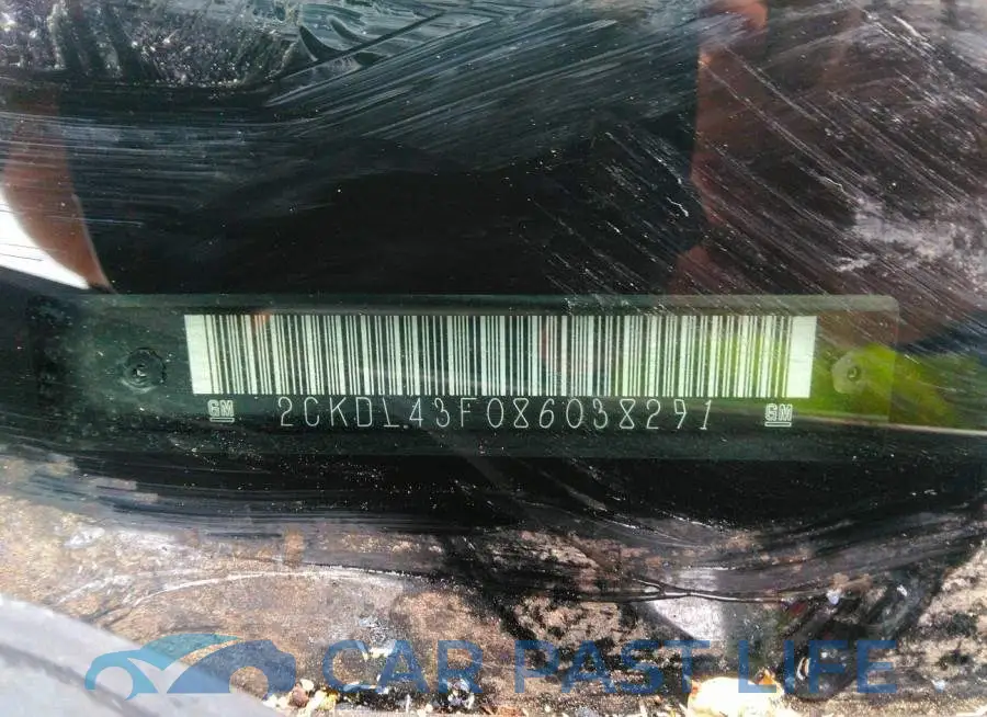 2CKDL43F086038291# 9