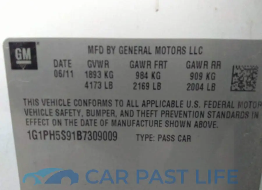 1G1PH5S91B7309009# 9