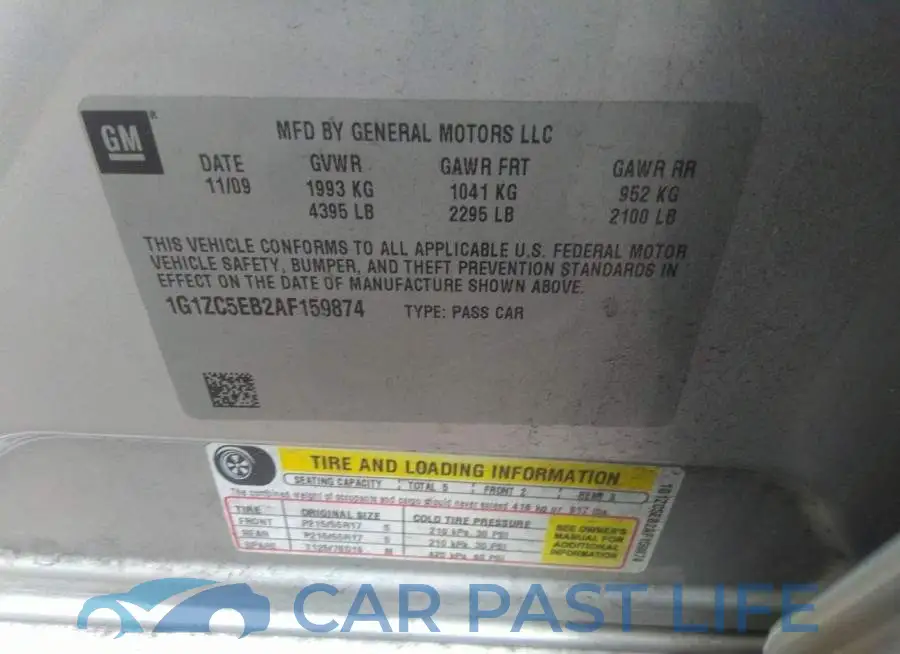 1G1ZC5EB2AF159874# 9