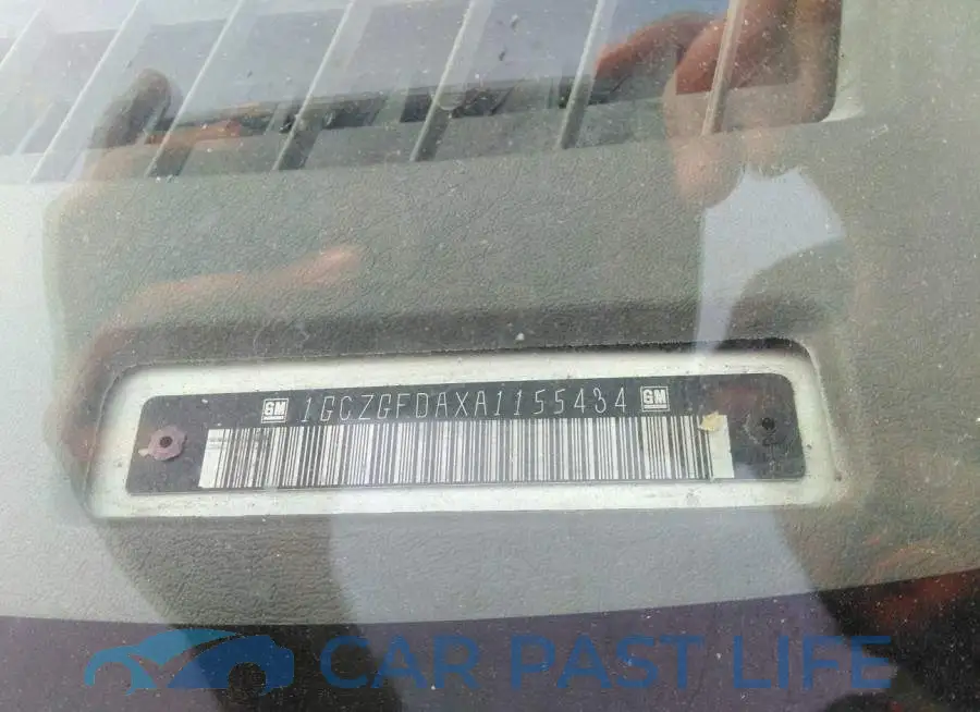 1GCZGFDAXA1155434# 9