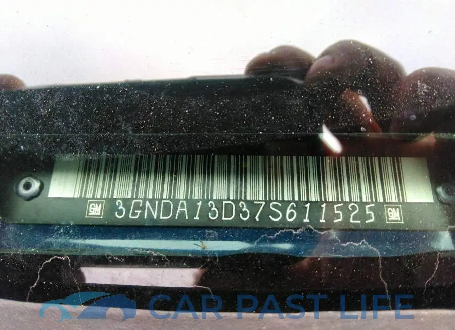 3GNDA13D37S611525# 9