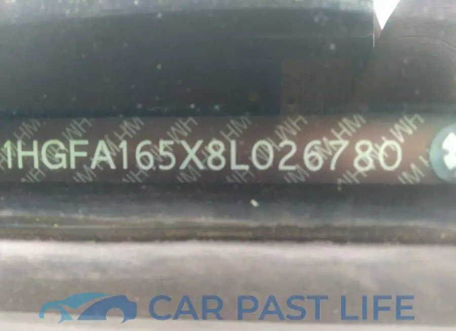 1HGFA165X8L026780# 9