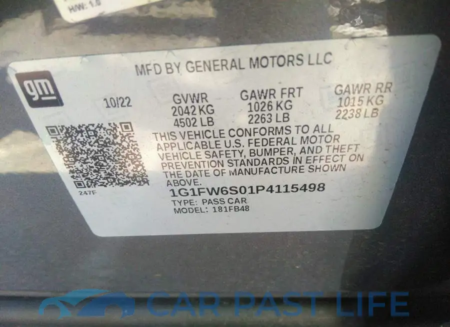 1G1FW6S01P4115498# 9