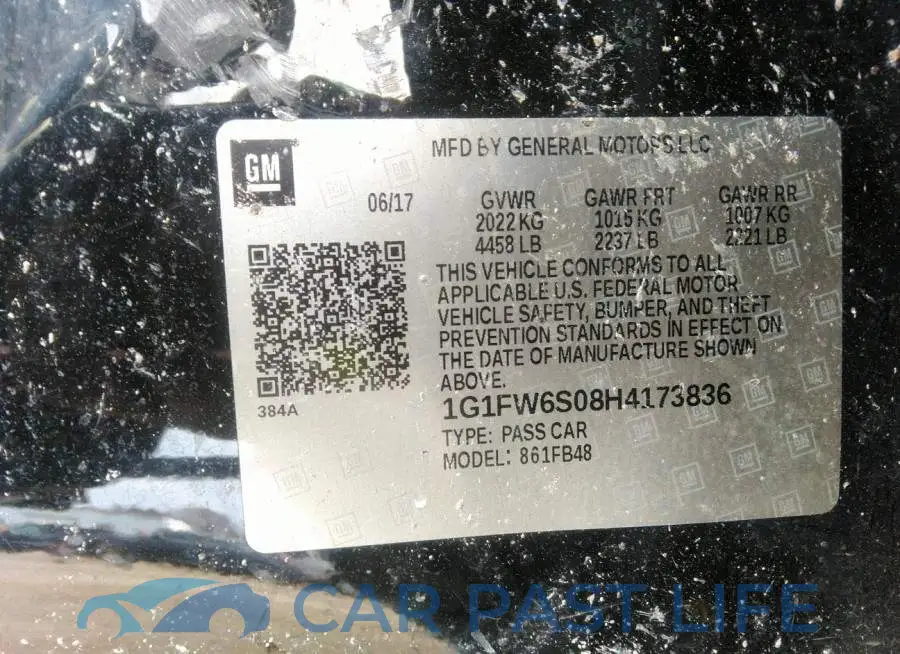 1G1FW6S08H4173836# 9