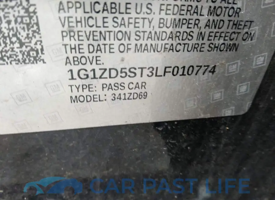 1G1ZD5ST3LF010774# 9