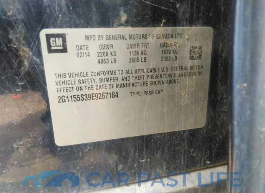 2G1155S39E9267184# 9