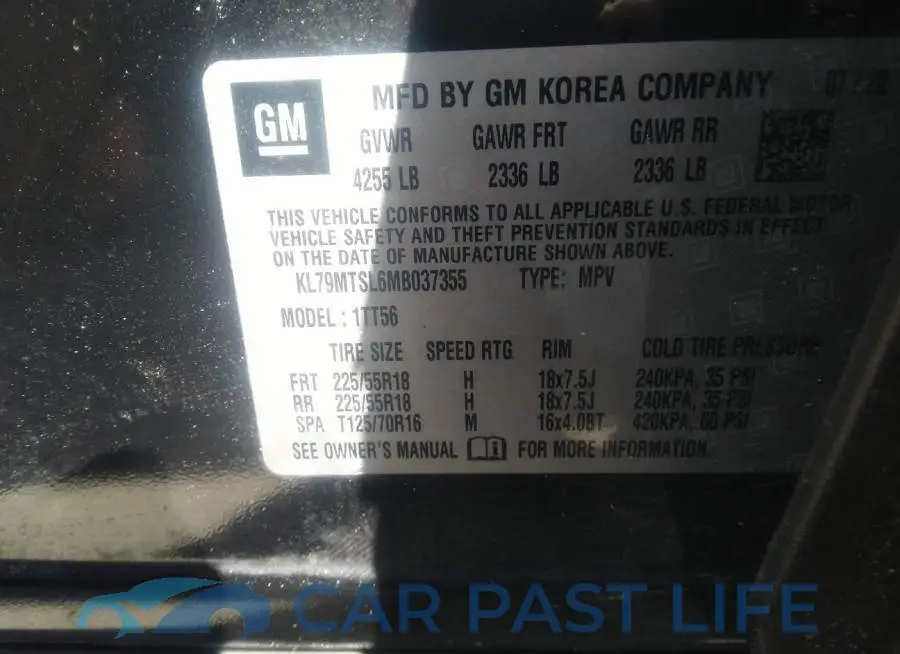 KL79MTSL6MB037355# 9