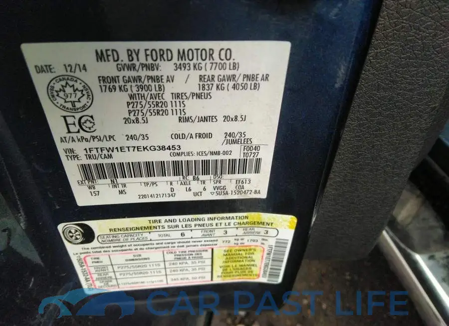 1FTFW1ET7EKG38453# 9