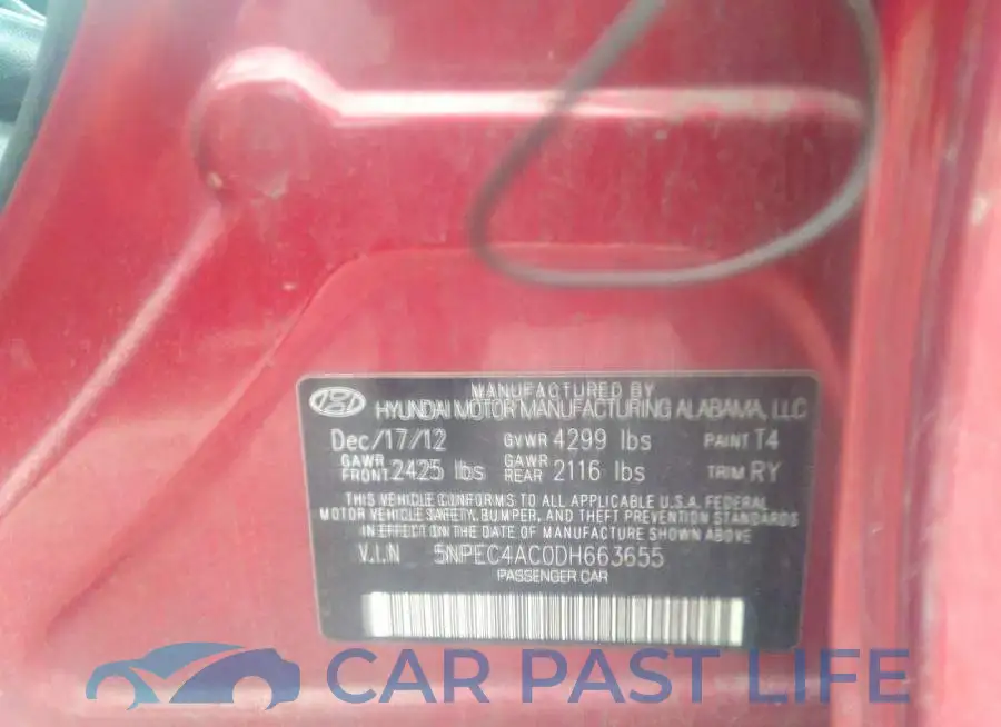 5NPEC4AC0DH663655# 9