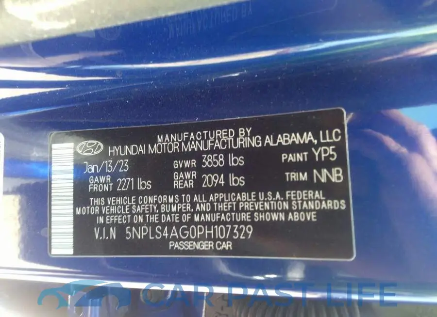 5NPLS4AG0PH107329# 9