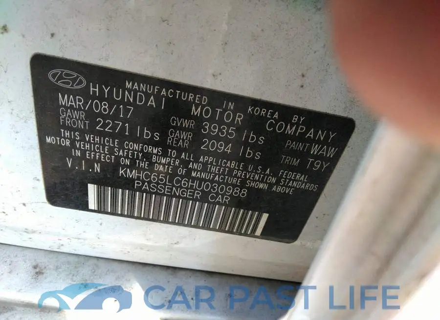 KMHC65LC6HU030988# 9