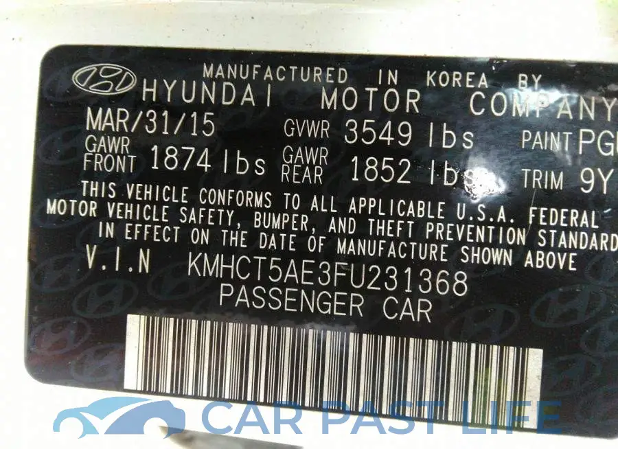 KMHCT5AE3FU231368# 9