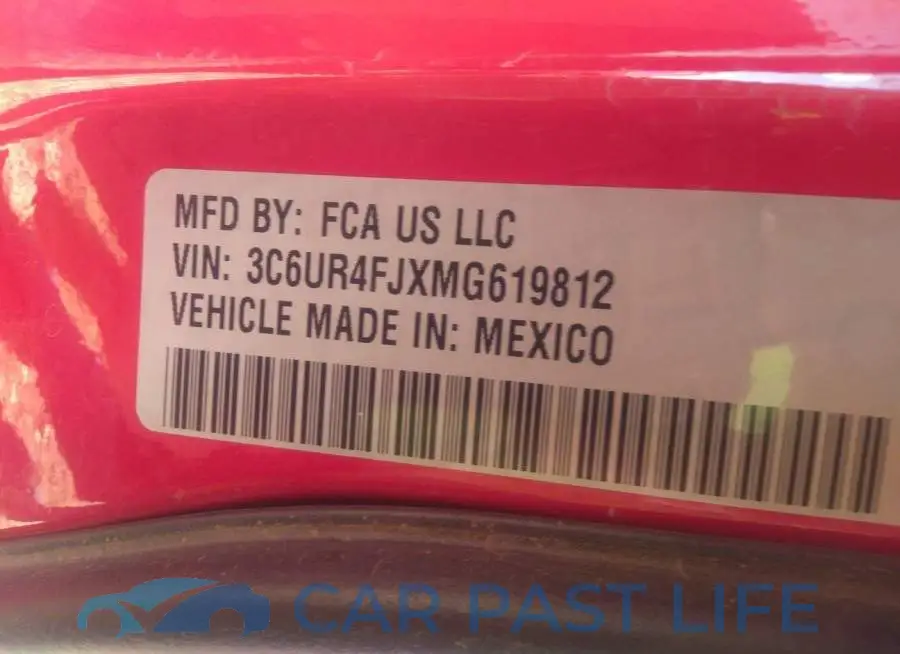 3C6UR4FJXMG619812# 9