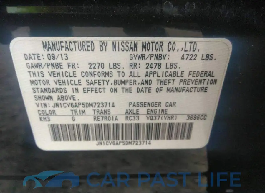 JN1CV6AP5DM723714# 9