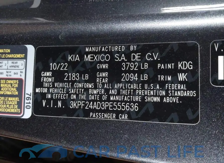 3KPF24AD3PE555636# 9