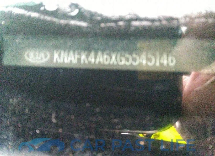 KNAFK4A6XG5545146# 9