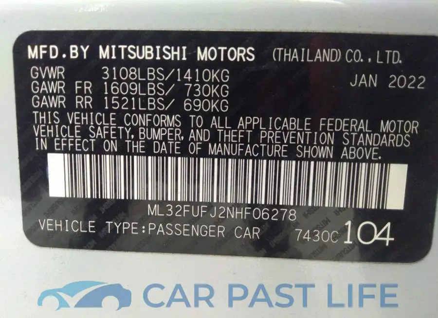 ML32FUFJ2NHF06278# 9