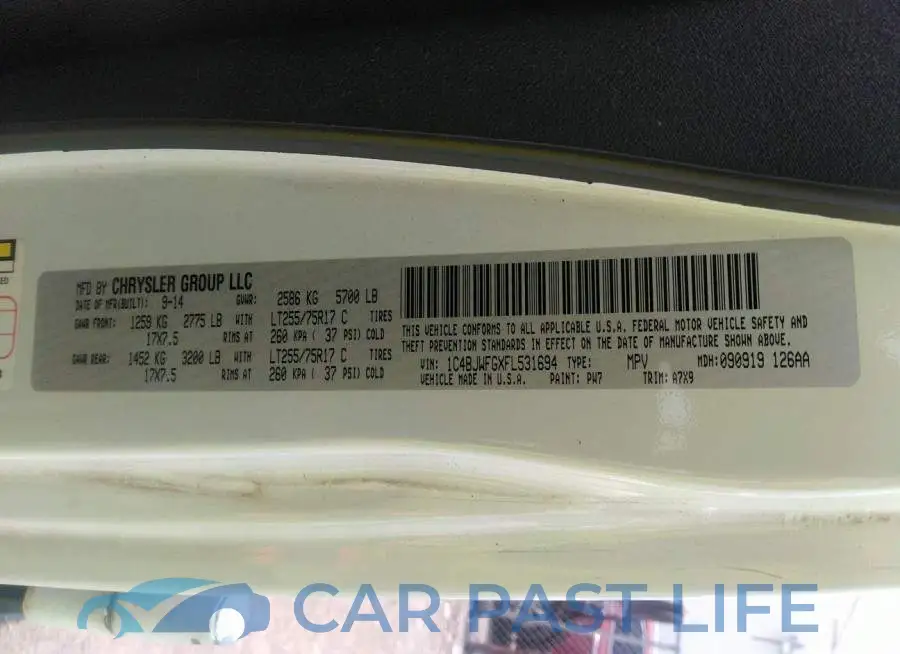 1C4BJWFGXFL531694# 9