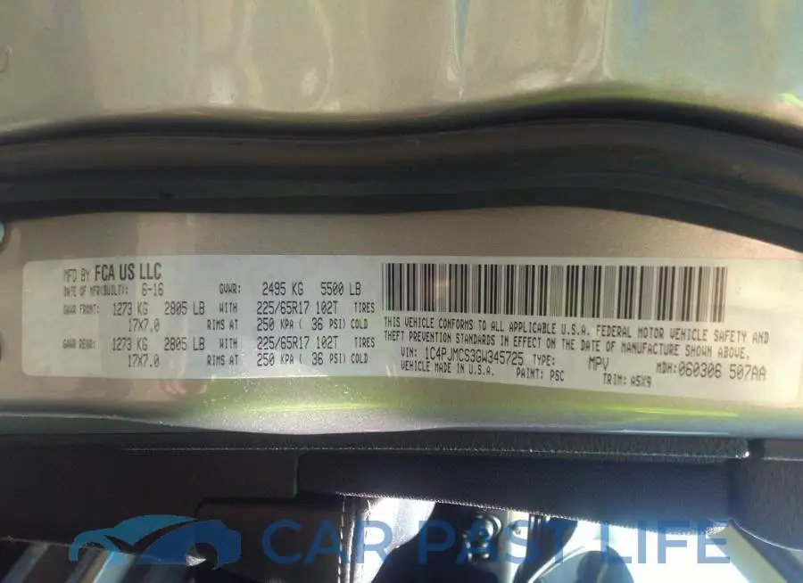 1C4PJMCS3GW345725# 9