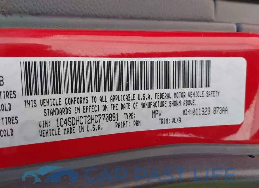 1C4SDHCT2HC770891# 9