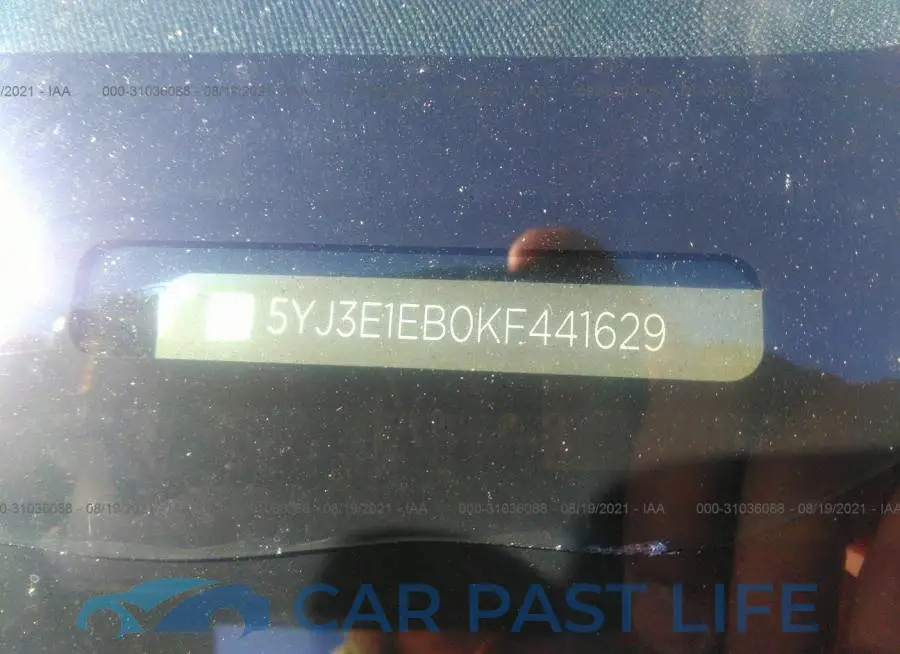 5YJ3E1EB0KF441629# 9