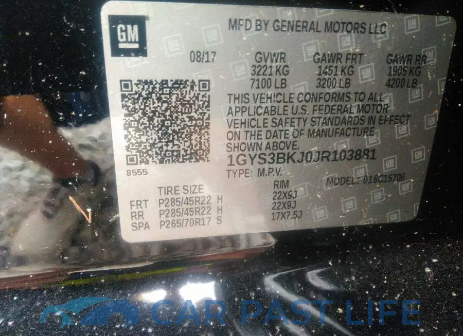 1GYS3BKJ0JR103881# 9