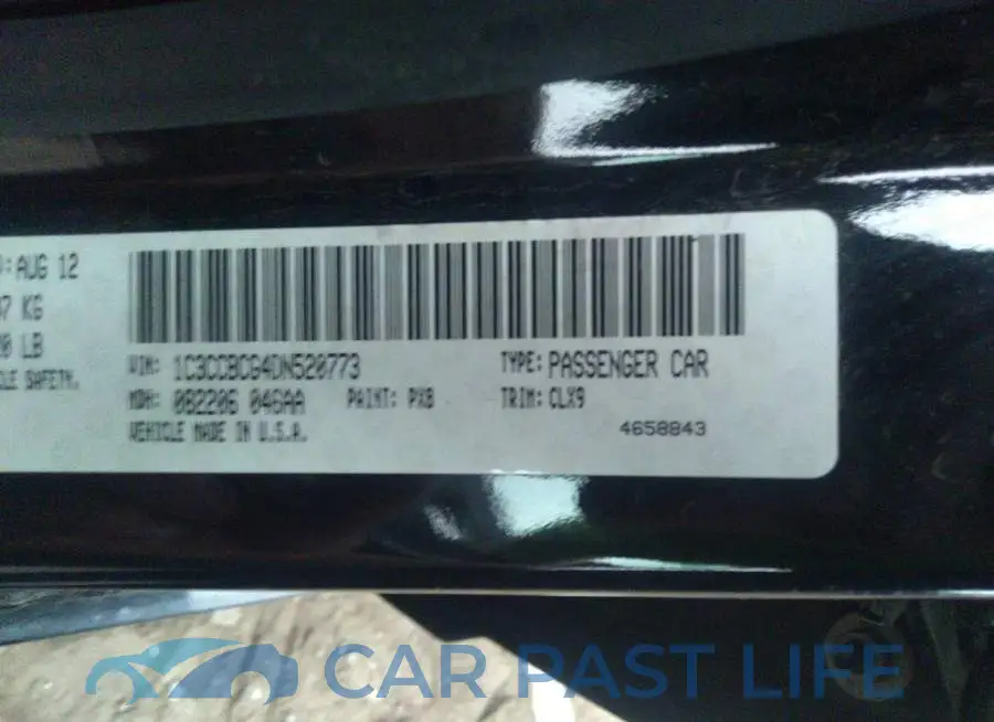 1C3CCBCG4DN520773# 9