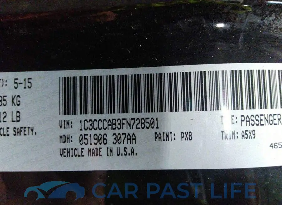 1C3CCCAB3FN728501# 9
