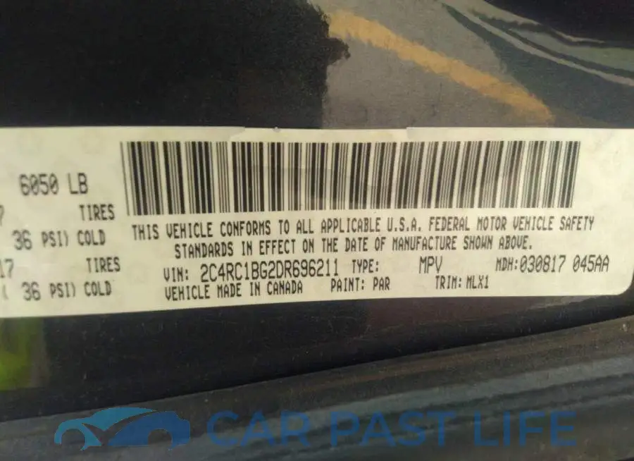 2C4RC1BG2DR696211# 9